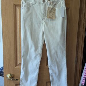 Democracy Cream Straight-Leg Jeans